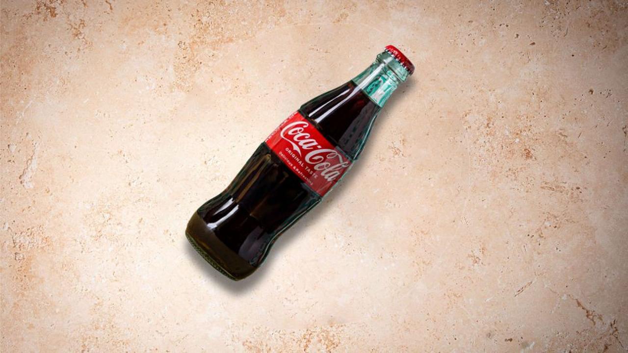 Meal card cover for: Coca-Cola 330ml Bottle