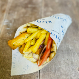 Meal card cover for: HALLOUMI WRAP