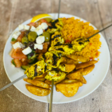 Meal card cover for: CHICKEN SOUVLAKI BOWL