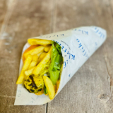 Meal card cover for: CHICKEN SOUVLAKI WRAP