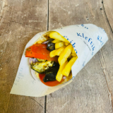 Meal card cover for: VEGAN SOUVLAKI WRAP