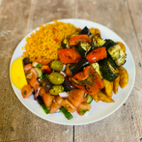 Meal card cover for: VEGAN SOUVLAKI BOWL