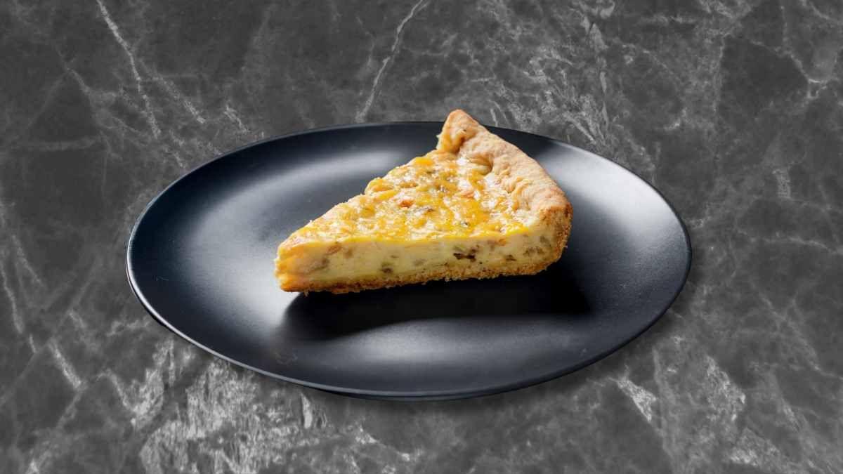 Meal card cover for: Cheese & Onions Quiche
