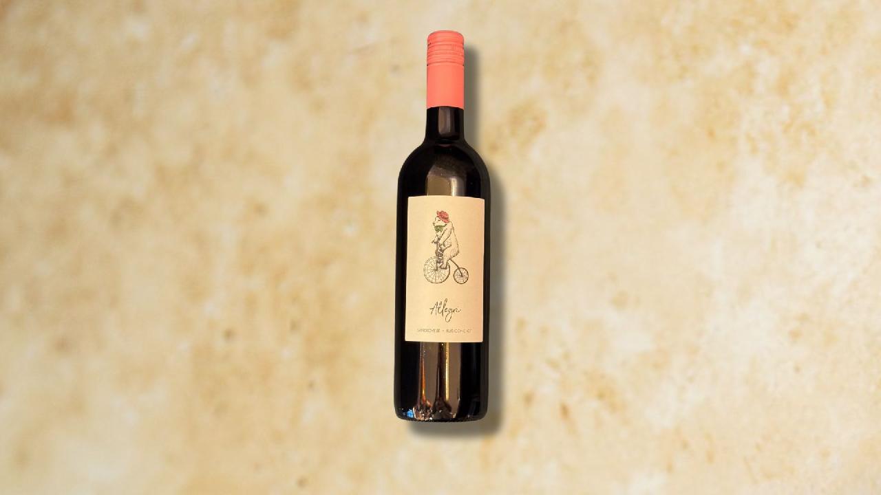 Meal card cover for: Sangiovese, allegri, emilia romagna, red wine