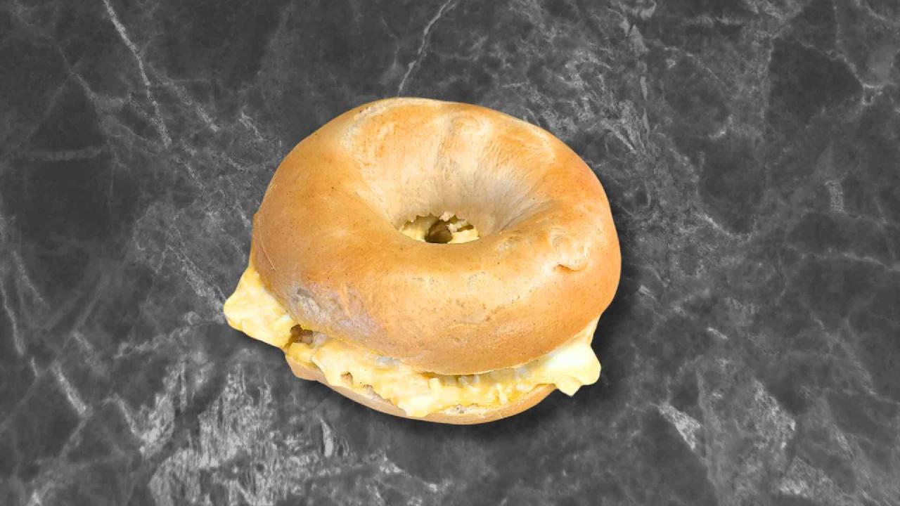 Meal card cover for: Egg Mayo Bagel