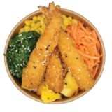 Meal card cover for: Prawn Katsu Bowl (エビカツ丼)