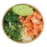 Meal card cover for: Spicy Salmon Bowl 🐟️ 🌶 (スパイシーサーモンボウル)