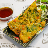 Meal card cover for: Seafood Pancake
