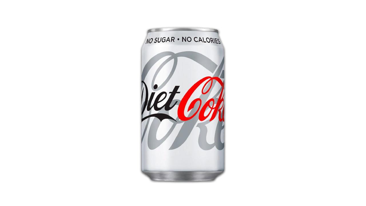 Meal card cover for: Diet Coke