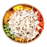 Meal card cover for: Pulled Chicken Bowl (シュレッドチキンボウル)