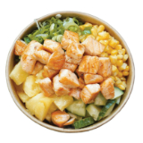 Meal card cover for: Steamed Salmon Bowl (蒸しサーモンボウル)