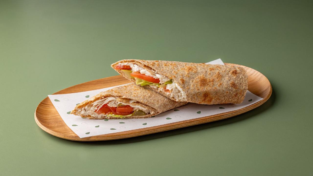 Meal card cover for: Classic Chicken Wrap