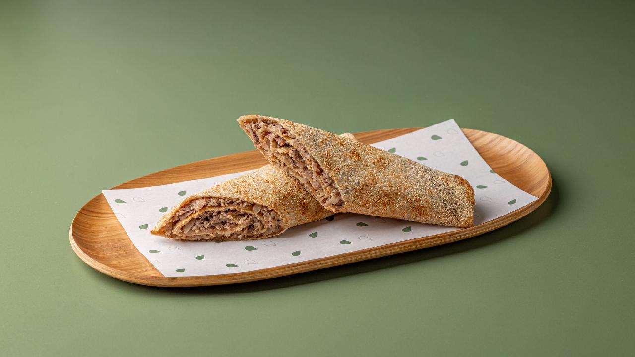 Meal card cover for: Lahm Baajin Wrap