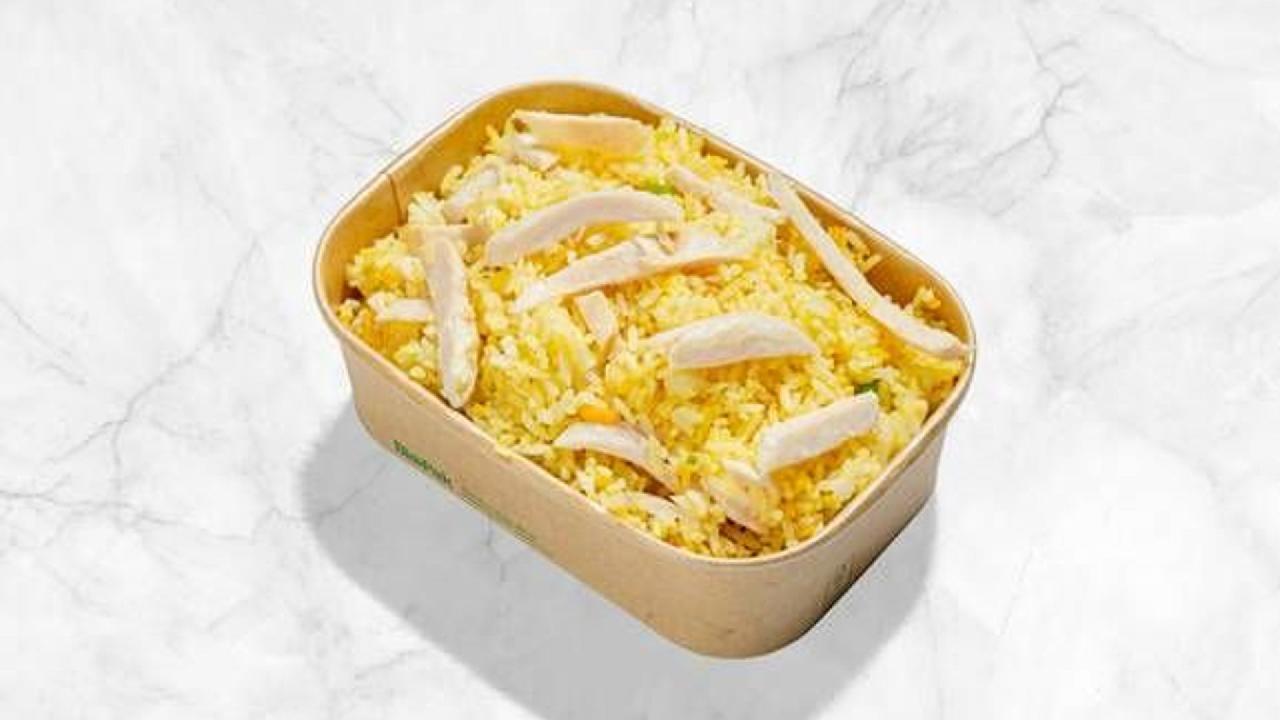 Meal card cover for: Chicken Fried Rice 雞絲炒飯