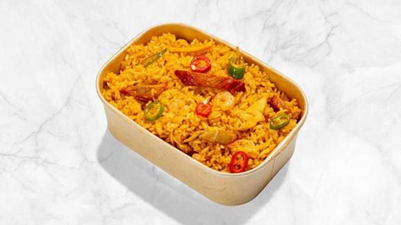 Meal card cover for: Singaporean Fried Rice 新加坡炒飯