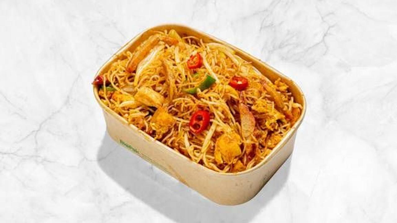 Meal card cover for: Singaporean Vermicelli 新加坡炒米粉