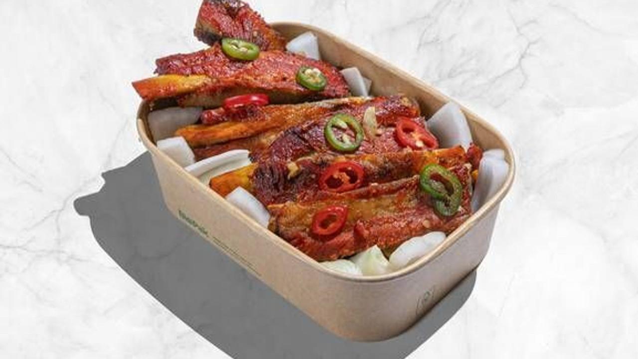 Meal card cover for: Salt and Pepper Spare Ribs 椒鹽排⻣