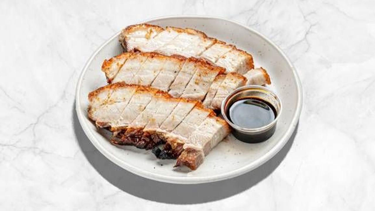 Meal card cover for: Crispy Pork 燒⾁