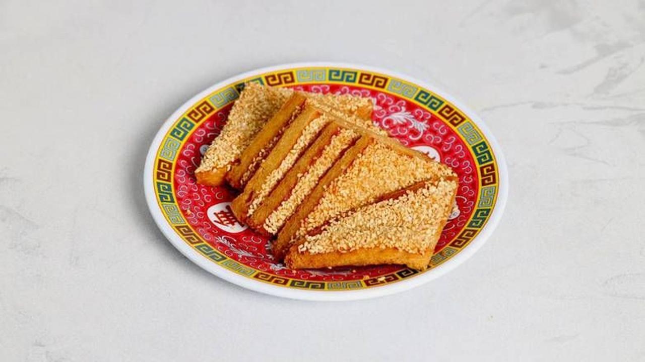 Meal card cover for: Sesame Prawn Toast 芝⿇蝦