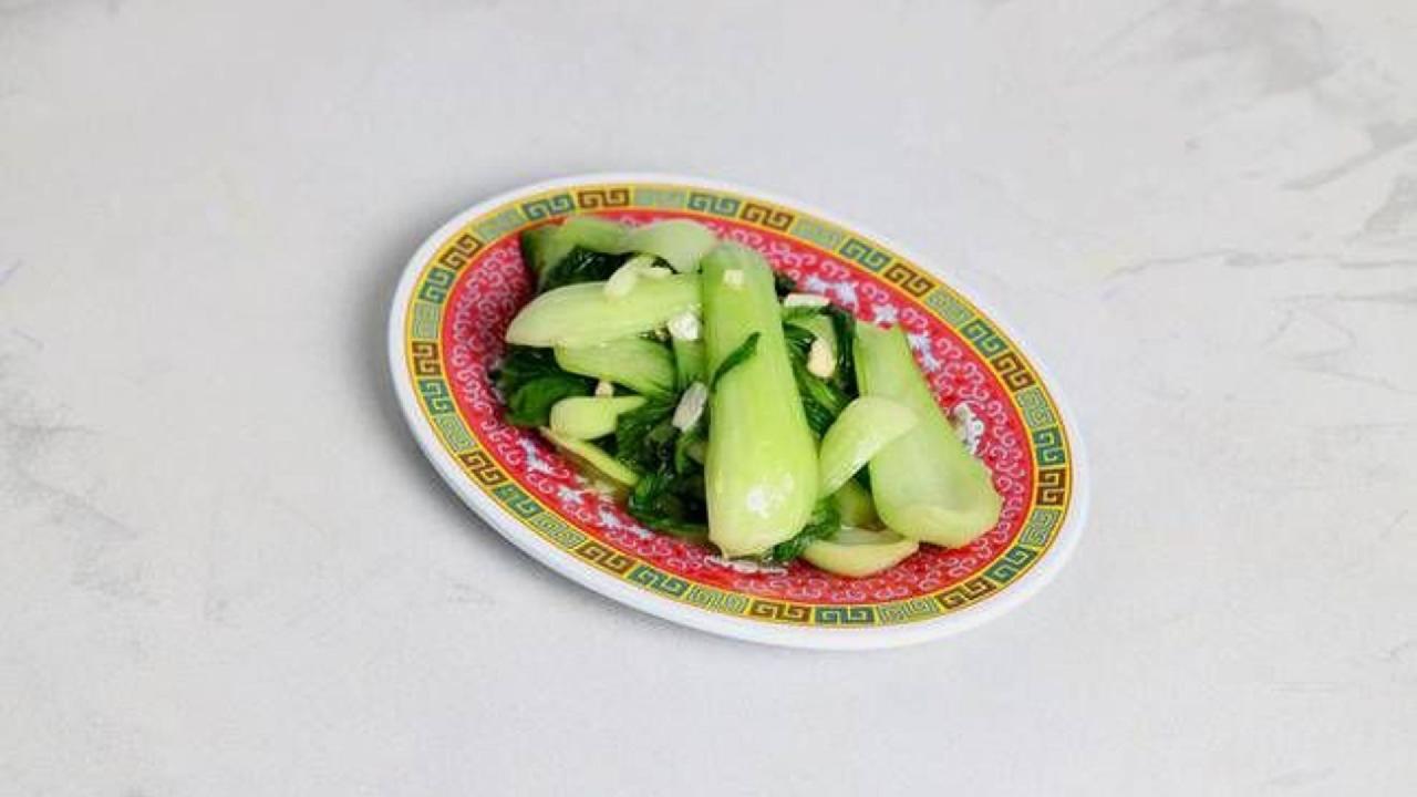 Meal card cover for: Garlic Pak Choi ⼤蒜⽩菜