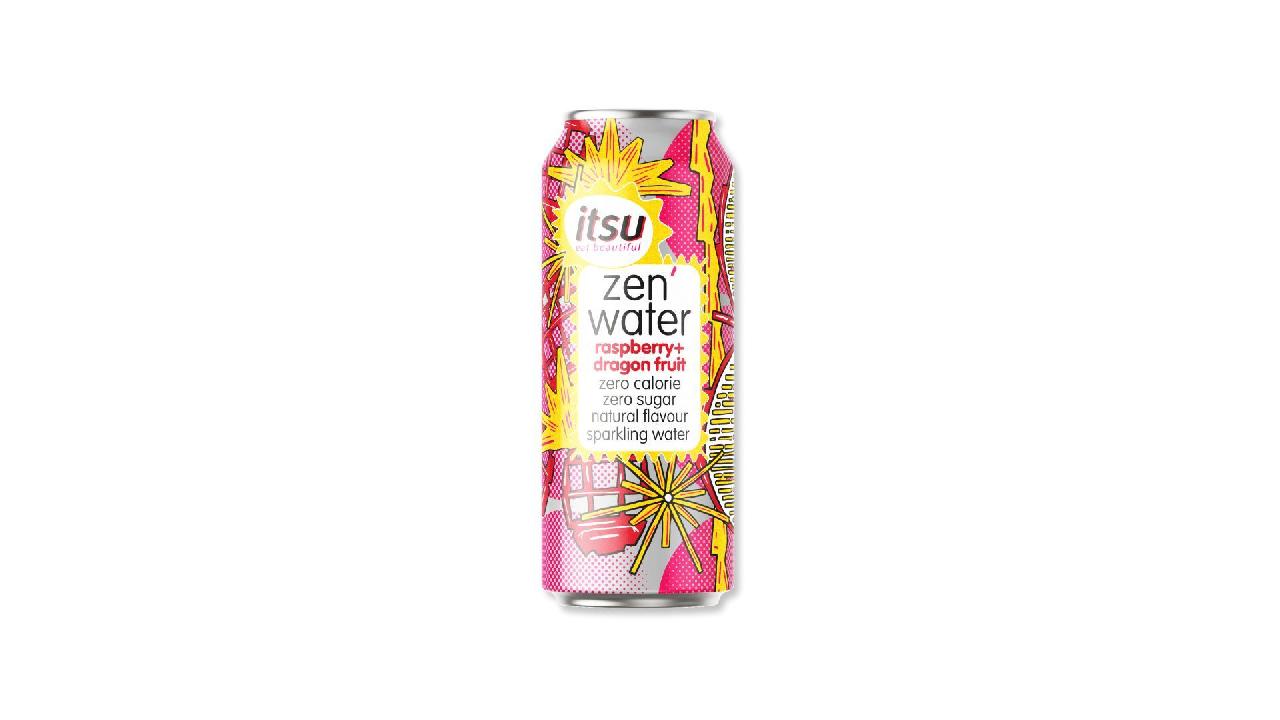 Meal card cover for: raspberry & dragon fruit zen’water 