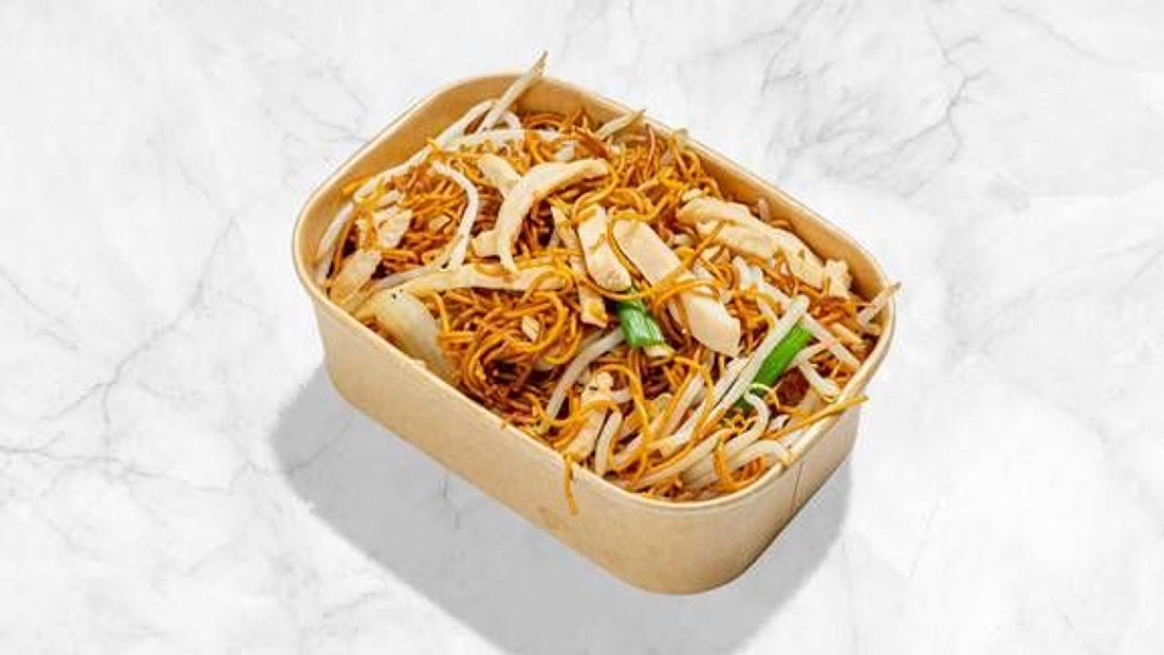Meal card cover for: Chicken Chow Mein 雞炒麵