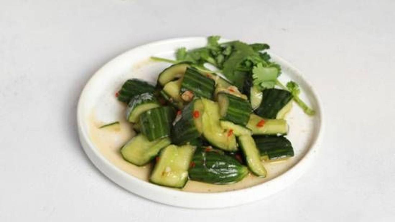 Meal card cover for: Smashed Cucumbers 拍黃瓜
