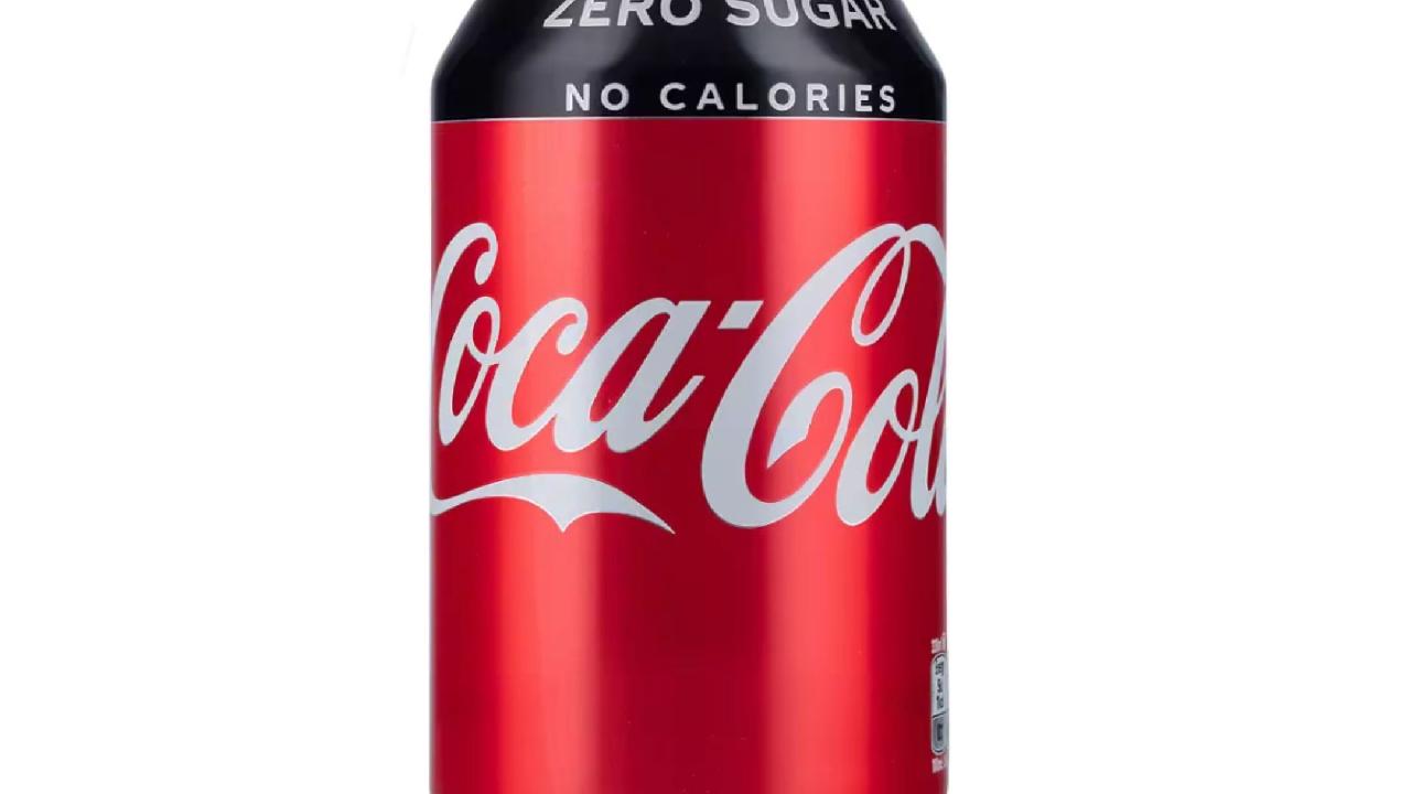 Meal card cover for: Drinks. Coke Zero