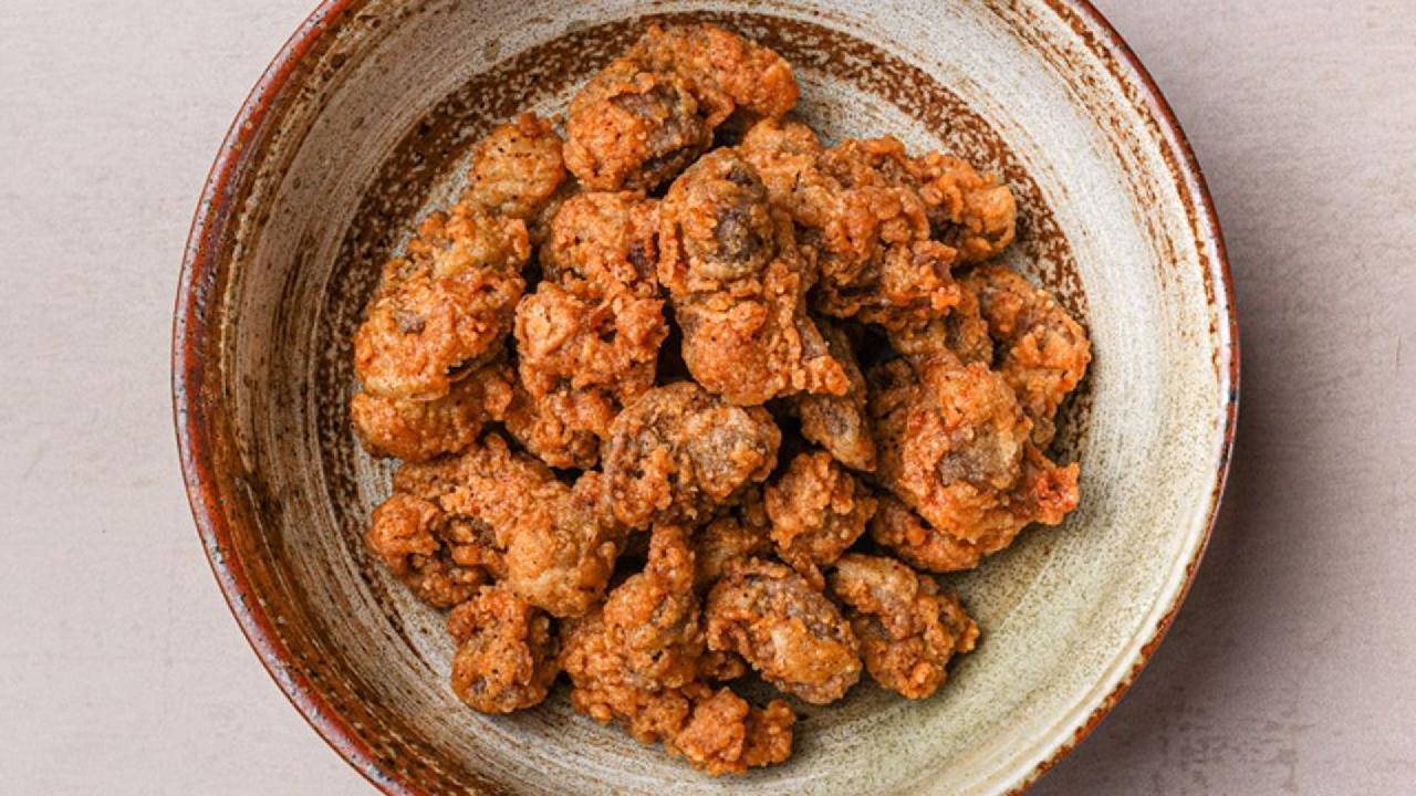 Meal card cover for: Fried Original Chicken Gizzard