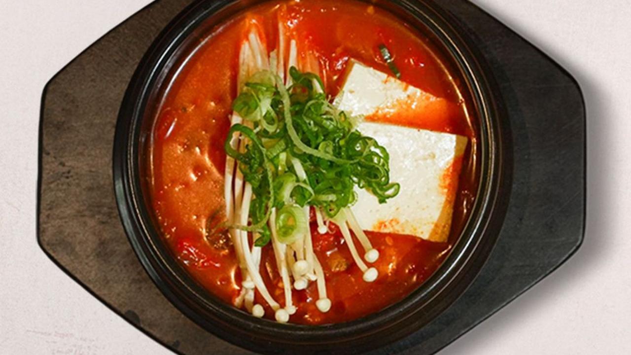 Meal card cover for: Kimchi Jjigae
