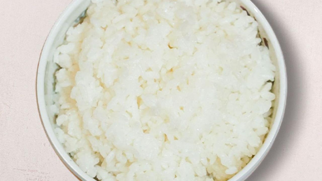 Meal card cover for: Steam Rice (V)