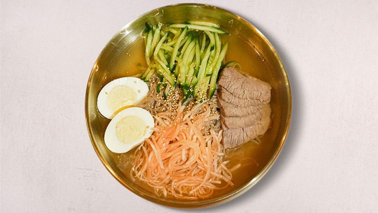 Meal card cover for: Korean Cold Noodle