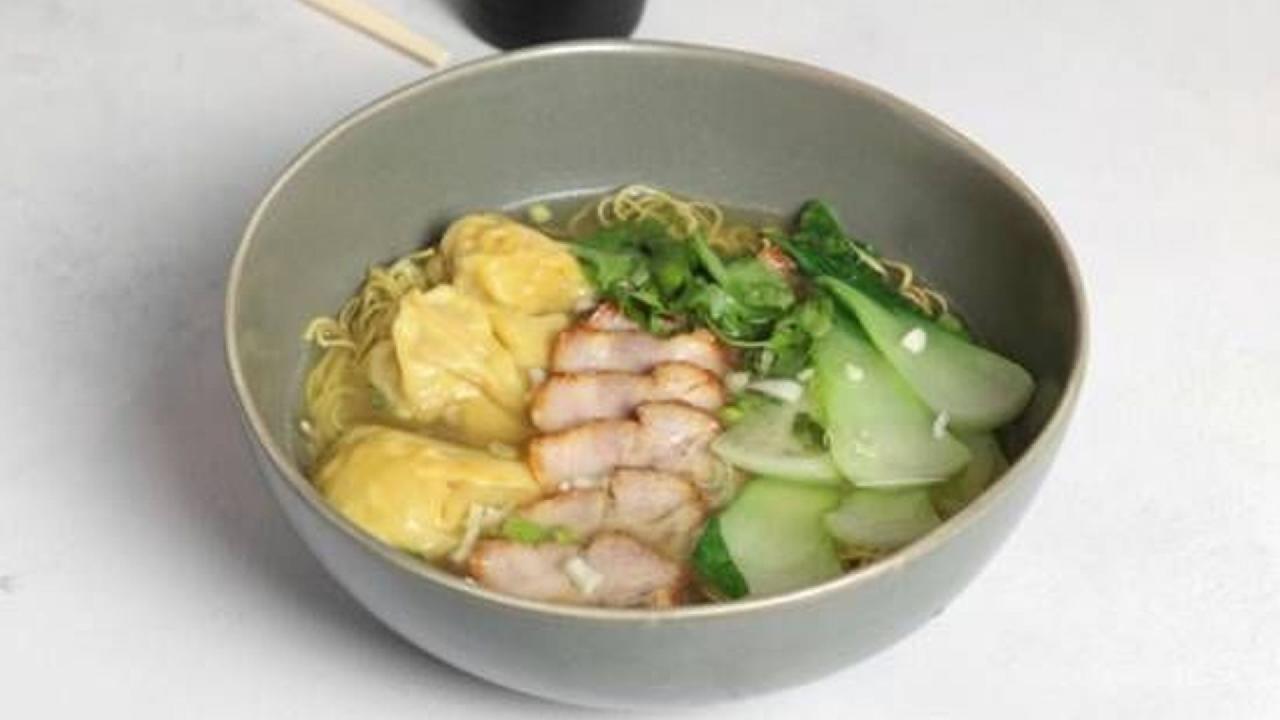 Meal card cover for: BBQ Pork Wonton Noodle Soup 叉燒雲吞湯麵