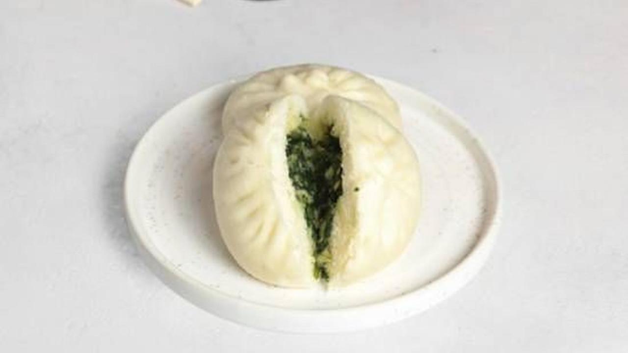 Meal card cover for: Vegetable Bao 蔬菜包