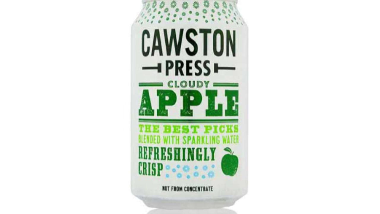 Meal card cover for: Drinks. Cawston Press (Apple)