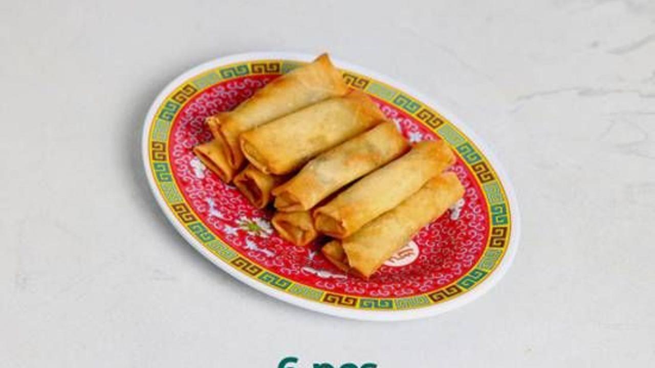 Meal card cover for: Mini Vegetable Spring Rolls 素春卷 6pcs