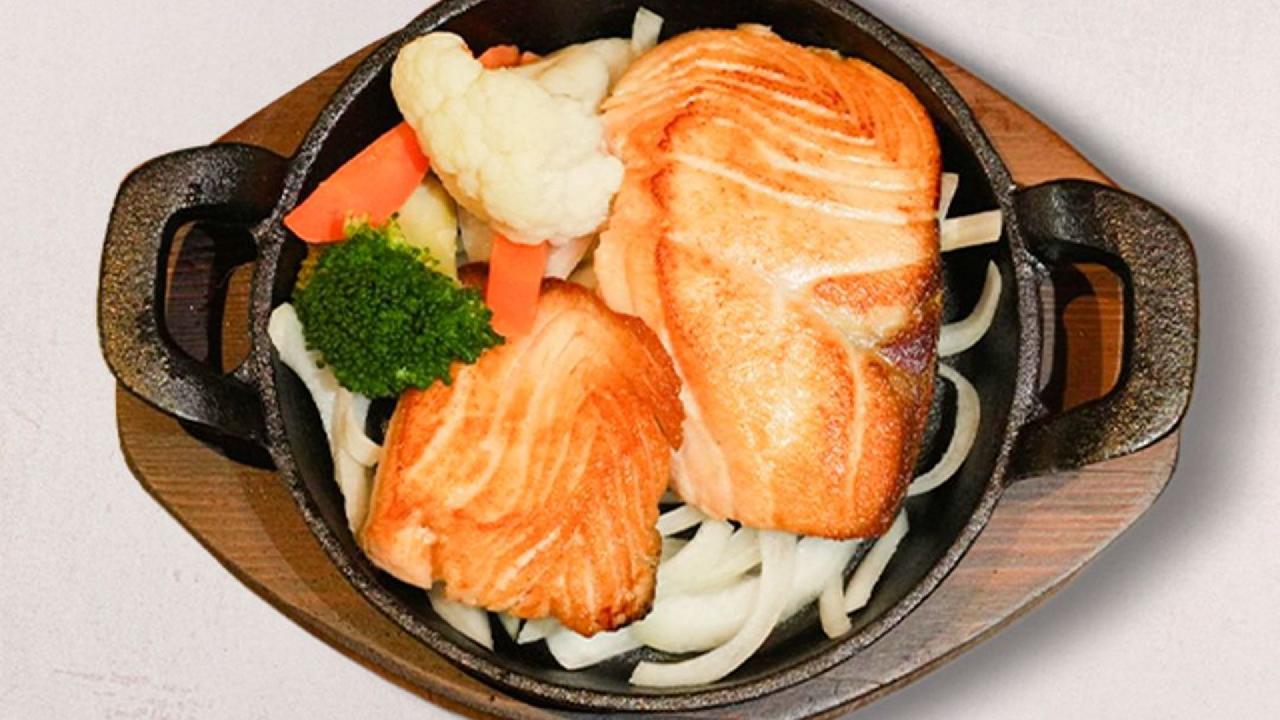 Meal card cover for: Salmon