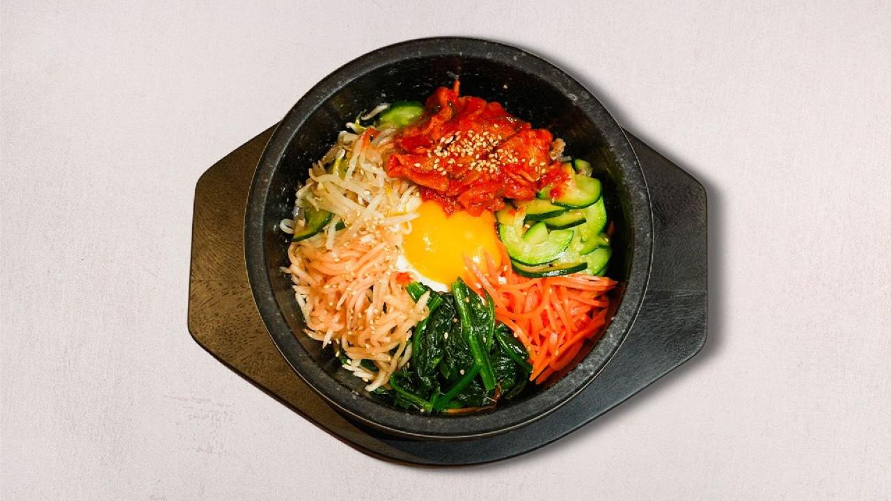 Meal card cover for: Pork Bibimbap