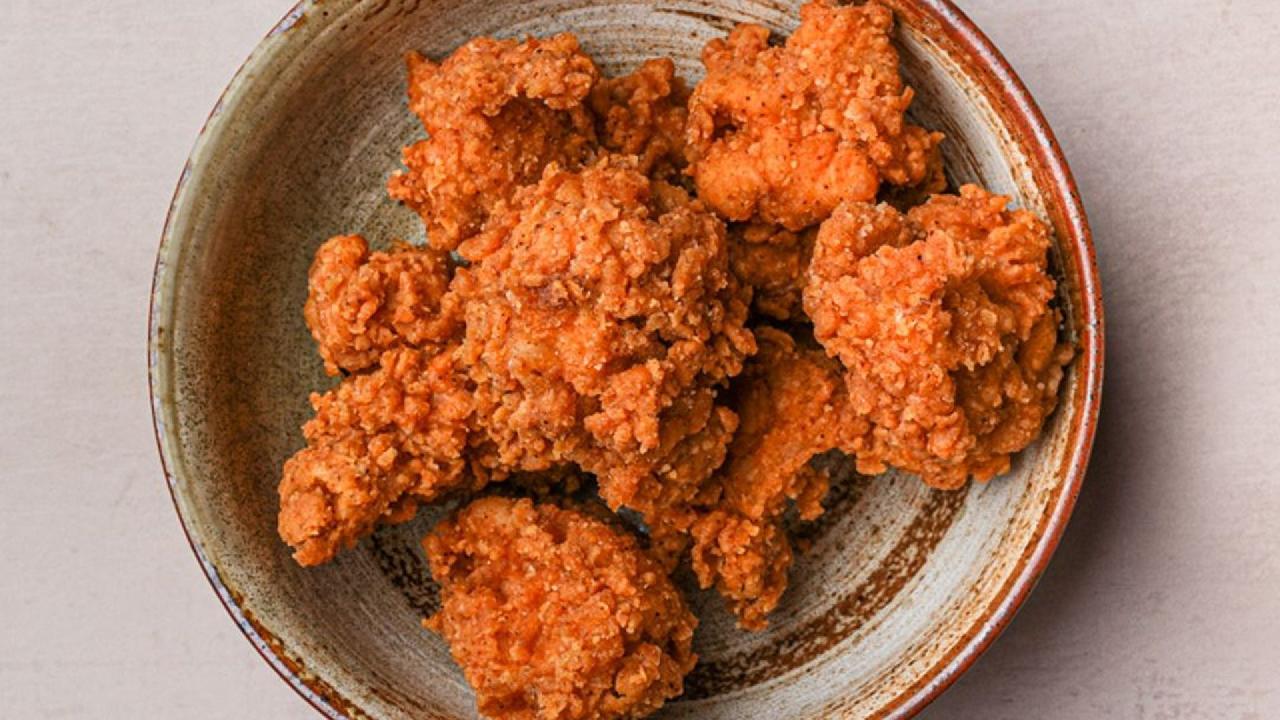 Meal card cover for: Fried Original Chicken SMALL