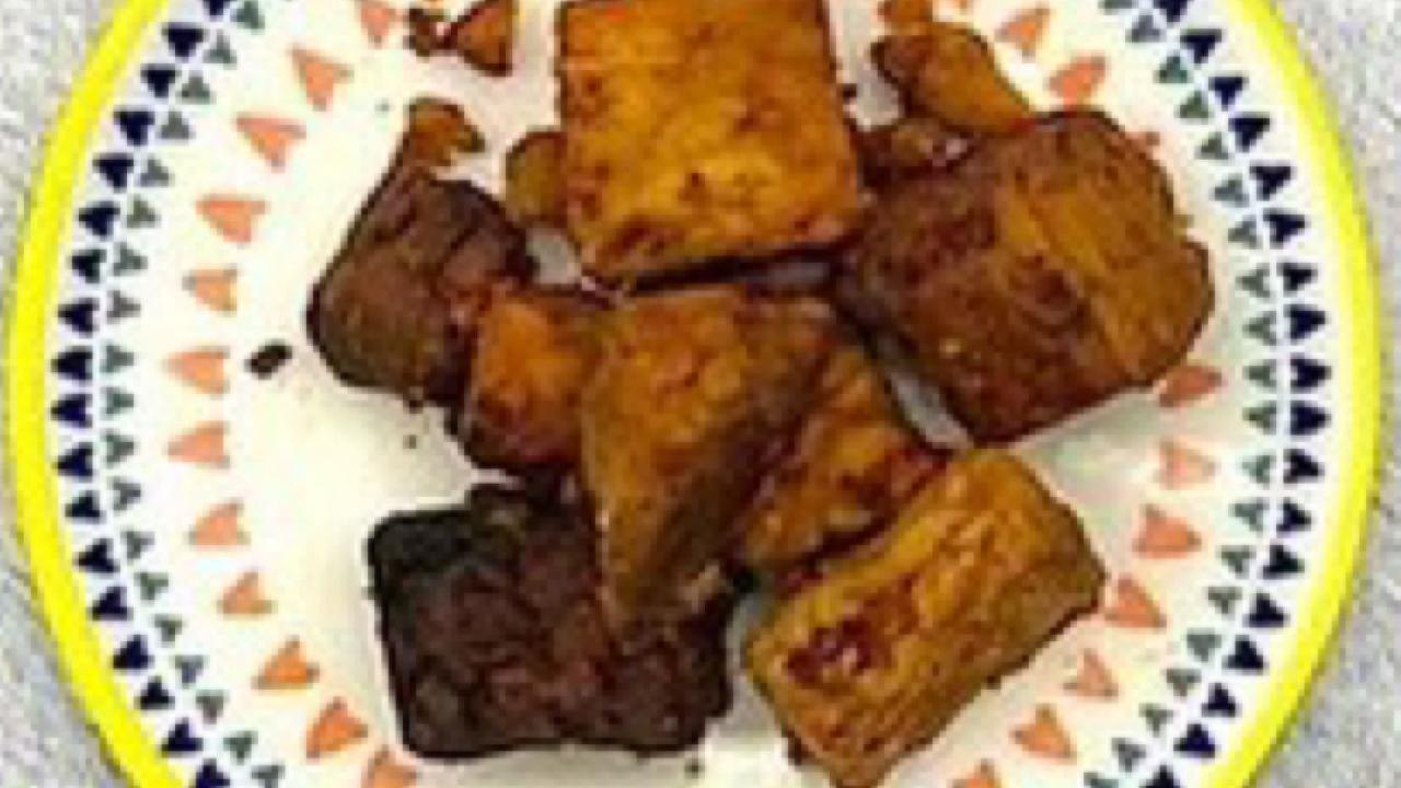 Meal card cover for: Tempeh Pot. SINGLE PORTION