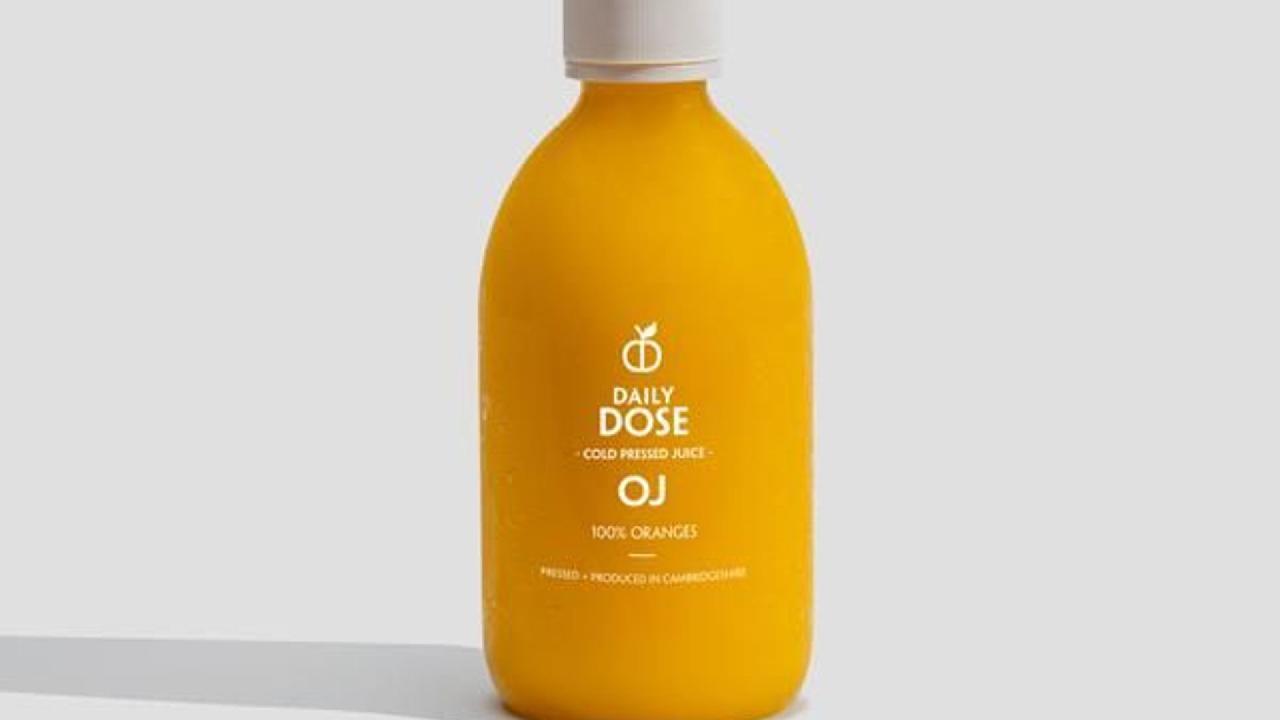 Meal card cover for: DD Orange Juice