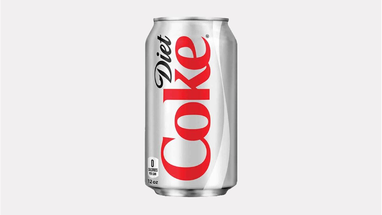 Meal card cover for: Diet Coke