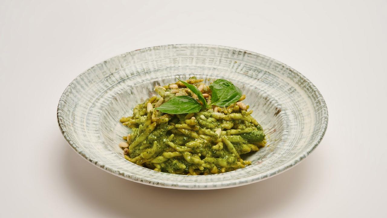 Meal card cover for: Trofie al Pesto