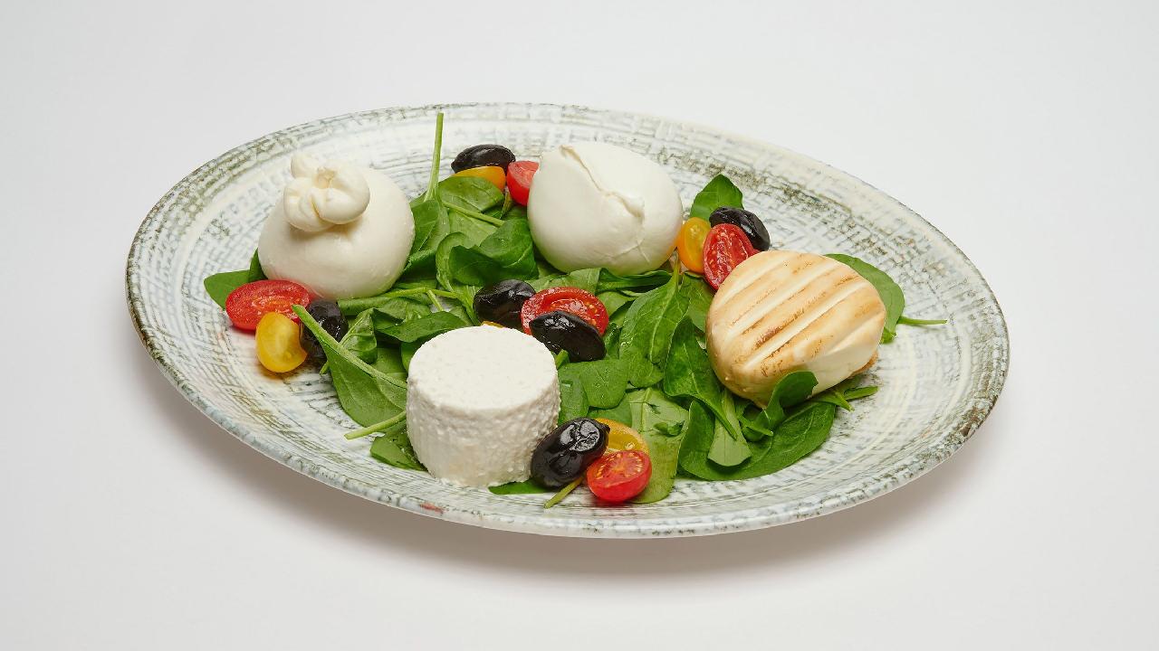 Meal card cover for: Gran Degustazione di Mozzarelle