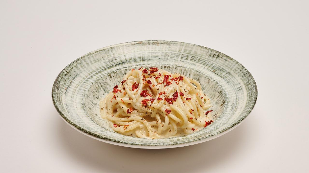 Meal card cover for: Spaghettoni Cacio e Pepe