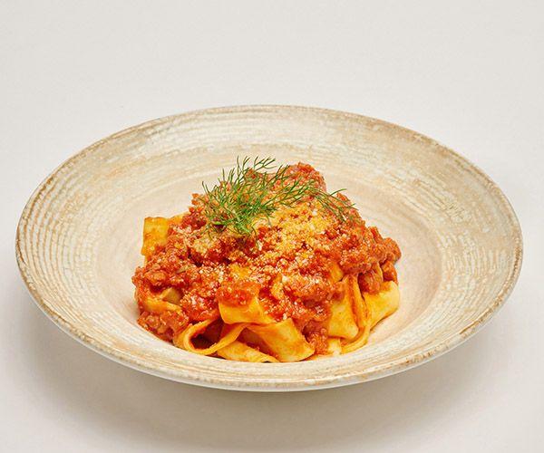 Meal card cover for: Pappardelle