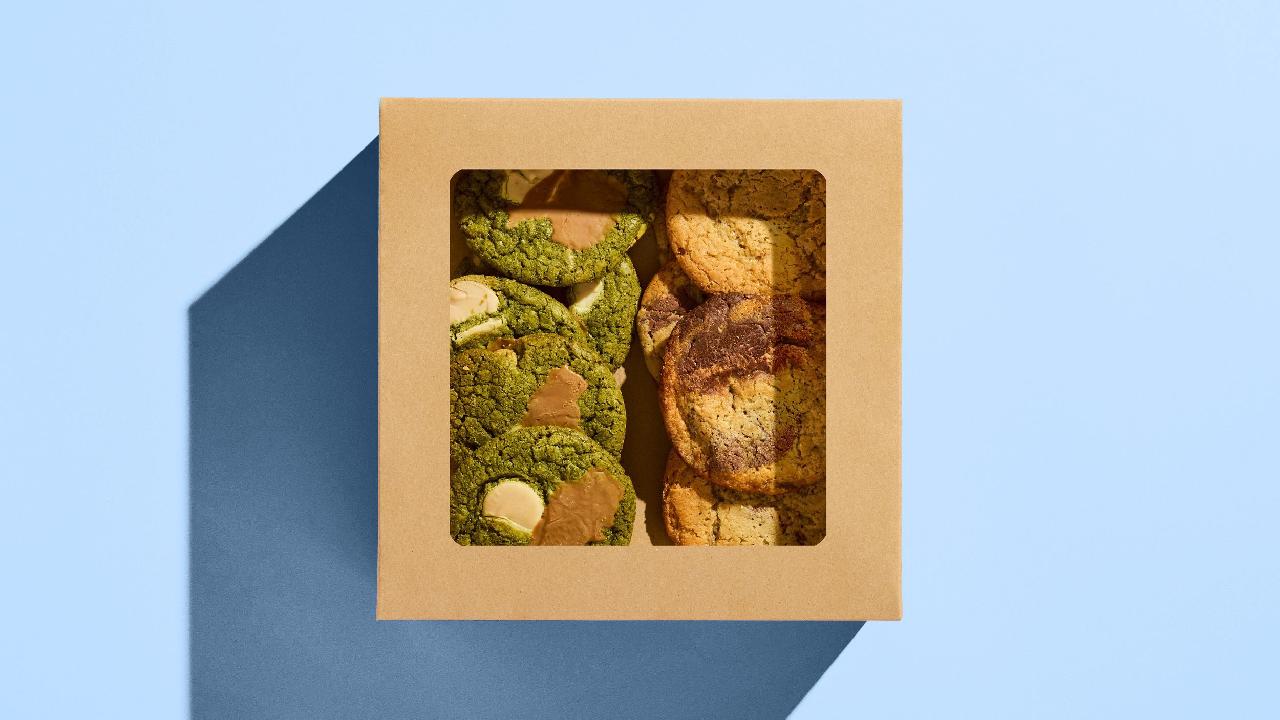 Meal card cover for: Small Blondies Kitchen x SushiDog Cookies Platter