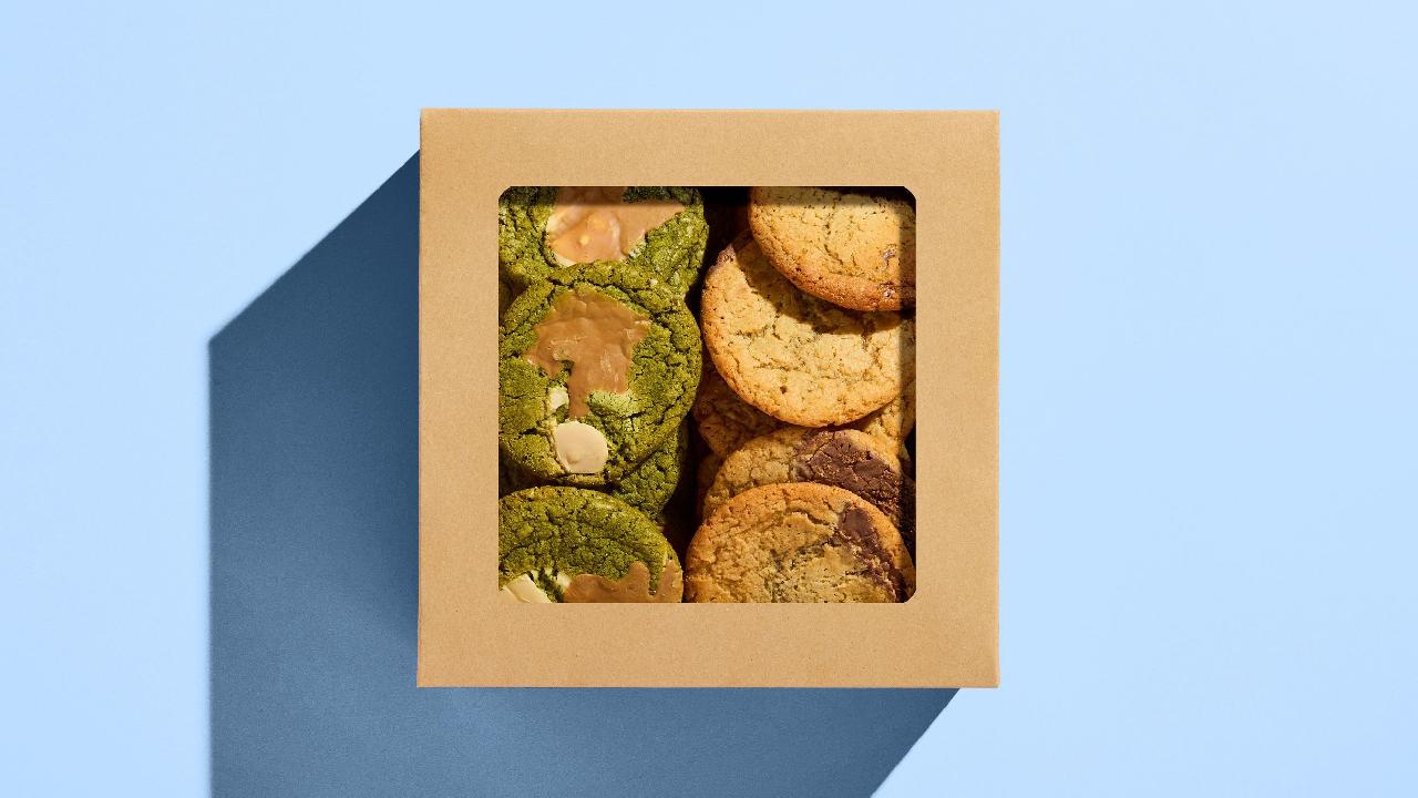 Meal card cover for: Large Blondies Kitchen x SushiDog Cookies Platter