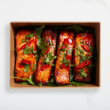 Meal card cover for: Gochujang Salmon Buffet Box