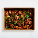 Meal card cover for: Smoky Ancho Harissa Chicken Buffet Box